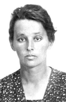 Анна Дмитриевна, жена Андрея Николаевича. 1942 г.