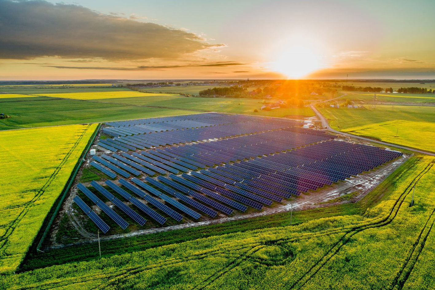Солнечная электростанция «Green Genius» в Литве.