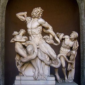 Скульптурная группа «Лаокоон и его сыновья».