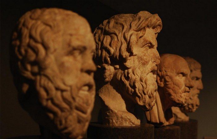 Пифагор, Салон, Сократ, Платон.