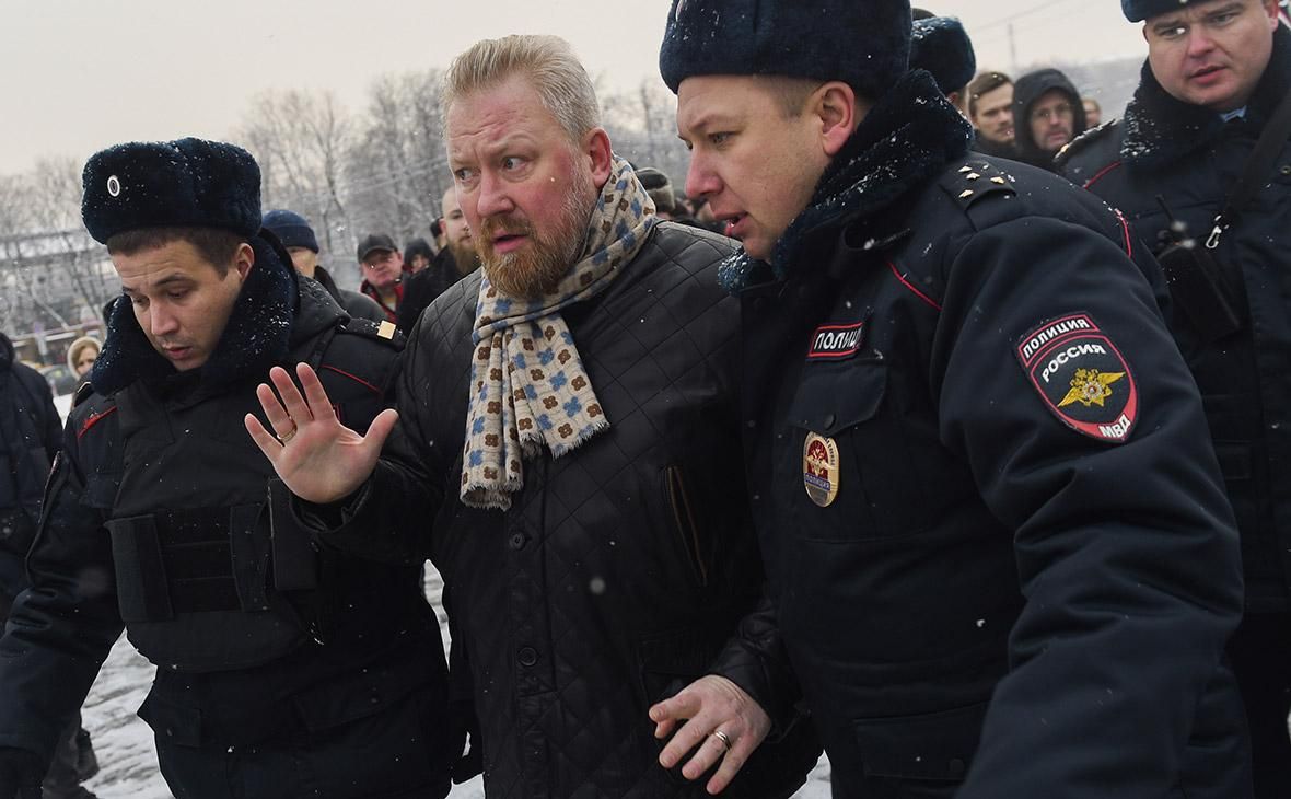 Юрий Горский во время задержания. 3 декабря 2016 года Фото: Виктор Березкин / ТАСС