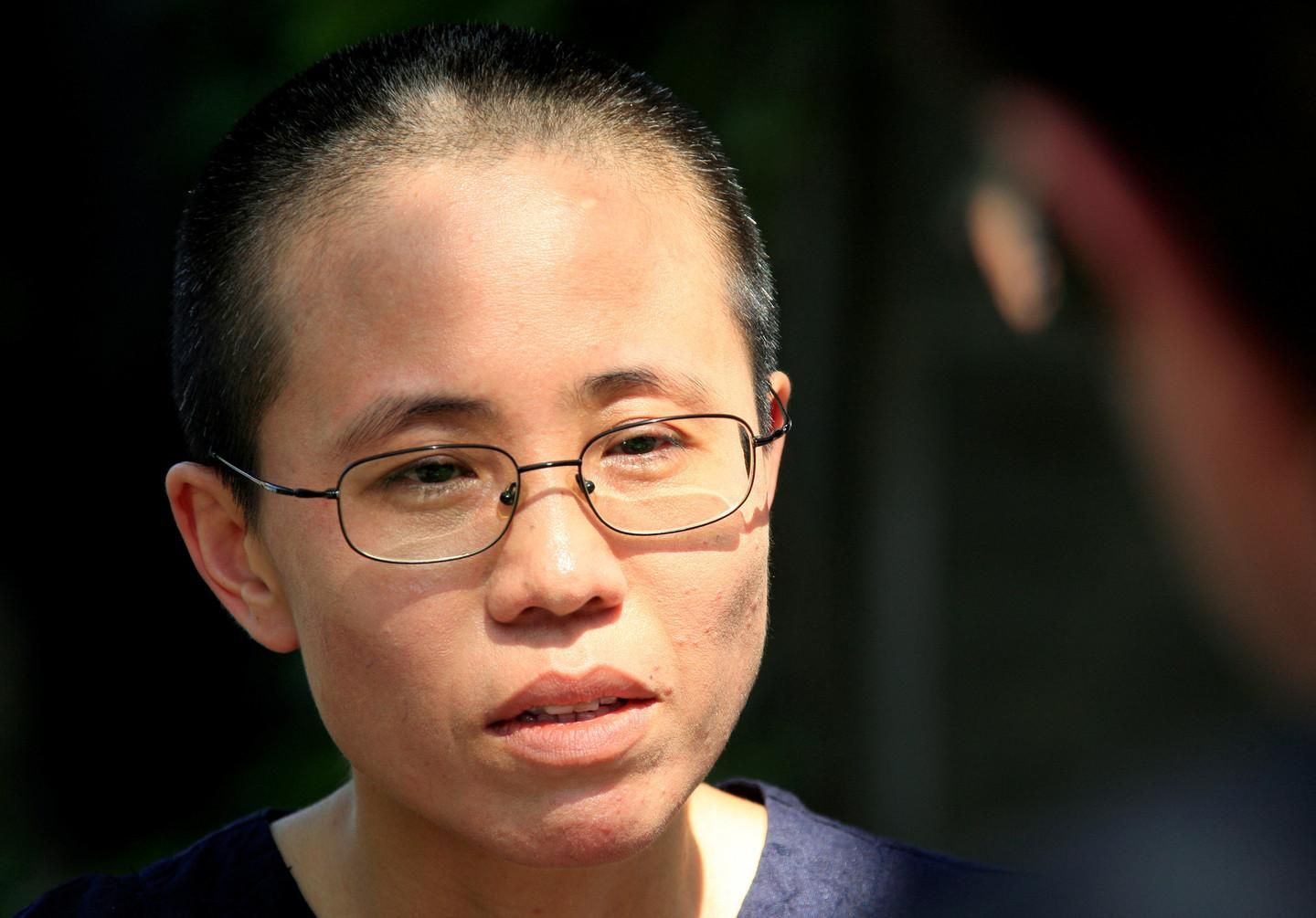 Лю Ся, супруга правозащитника Лю Сяобо. Фото: © REUTERS/David Gray