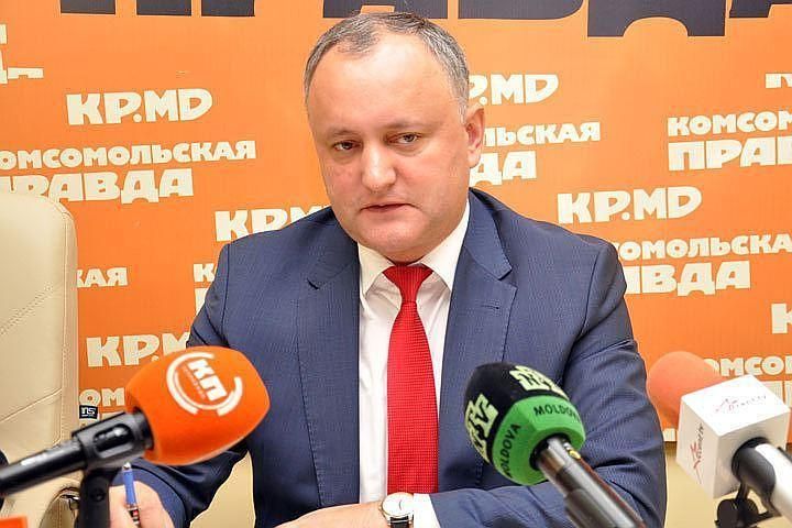 Президент Молдавии Игорь Додон фото:Kp.ru