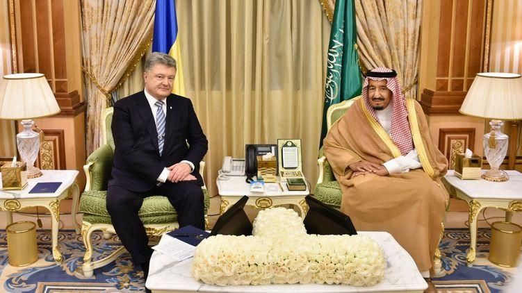 Президент Украины провел переговоры с королем Саудовской Аравии фото: president.gov.ua