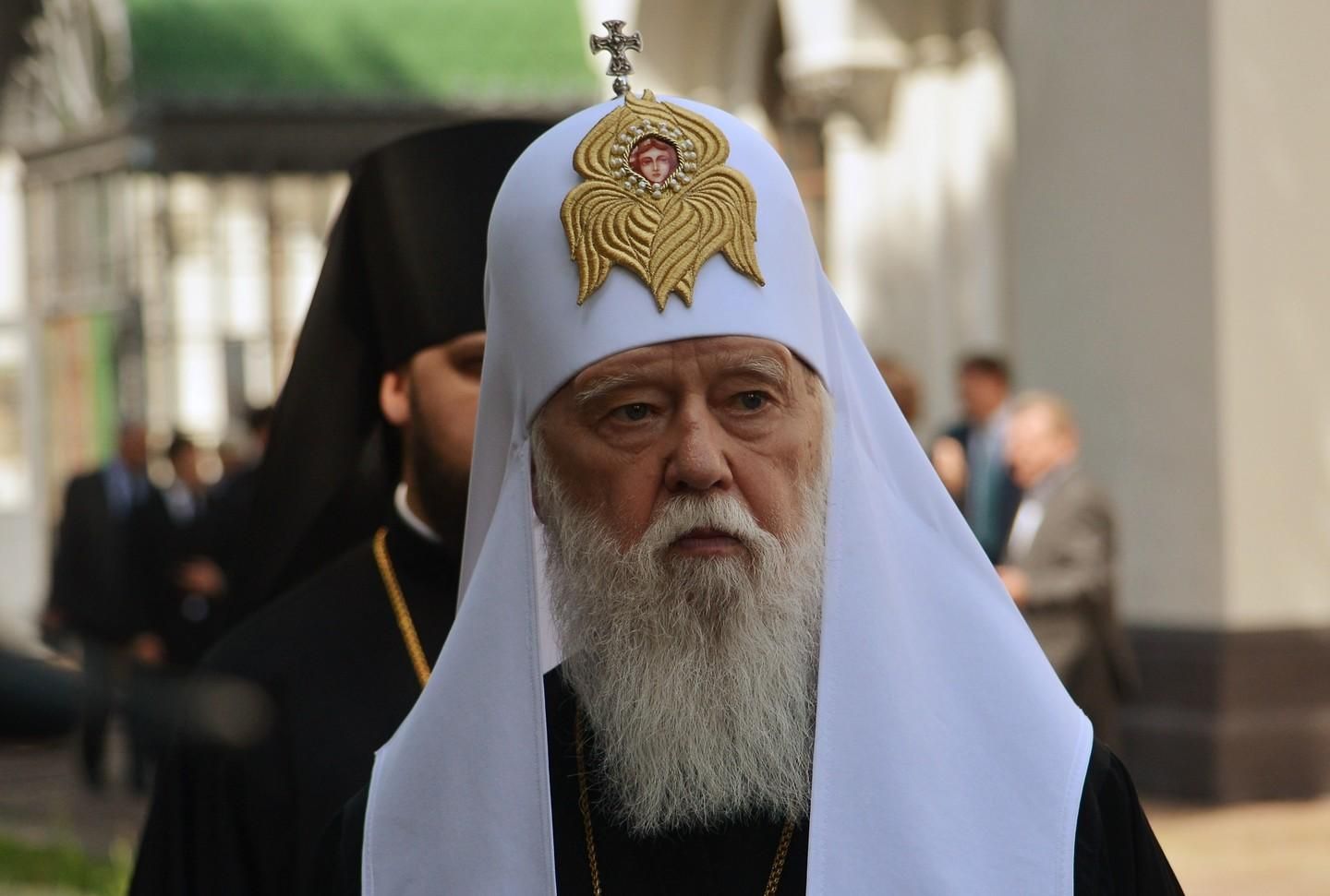 Глава Украинской православной церкви Киевского патриархата патриарх Филарет. Фото © РИА Новости/Евгений Котенко