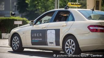 Такси в Берлине - реклама Uber