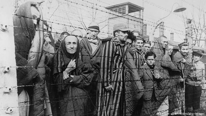 Освобождение узников Освенцима советскими войсками, январь 1945 года