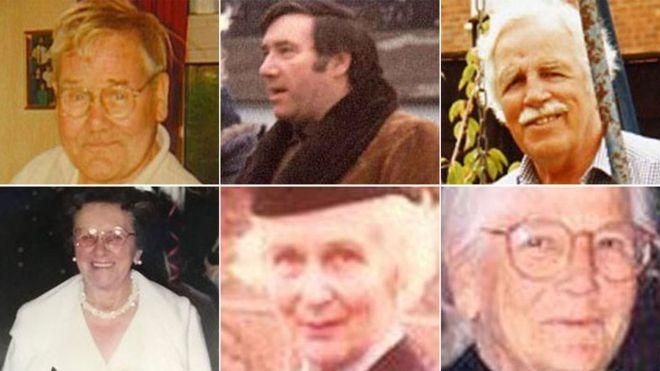 BBC/PA/REEVES FAMILY Image caption Расследование обстоятельств смерти 10 пациентов, шесть из которых изображены здесь, было проведено в 2009 году