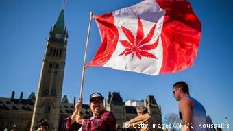 Сторонники легализации марихуаны в Канаде