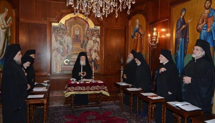Заседание Священного Синода Константинопольской Церкви