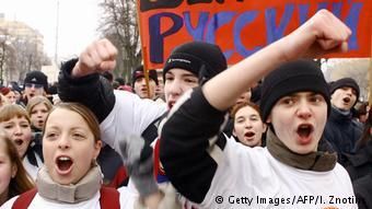 Акция протеста сторонников сохранения русских школ в Латвии (фото из архива)