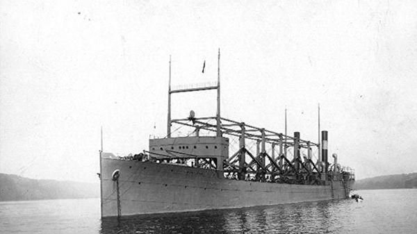 CC0 / United States Naval History and Heritage Command photograph / Американское судно "Циклоп", пропавшее в Бермудском треугольнике в марте 1918 года. 1911 год