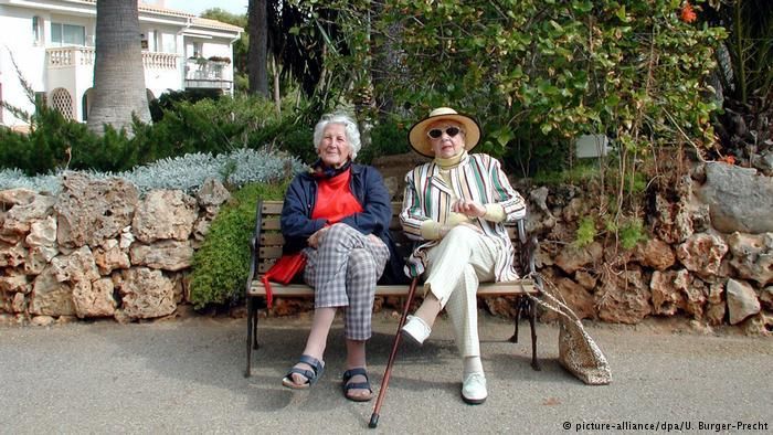 Немецкие пенсионерки на Мальорке