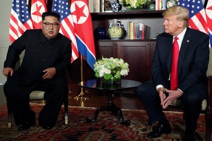 Ким Чен Ын и Дональд Трамп Фото: Jonathan Ernst / Reuters