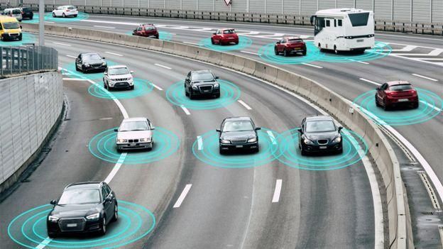 GETTY IMAGES Image caption Соединение автомобилей: OneWeb стремится расширить возможности использования спутникового интернета
