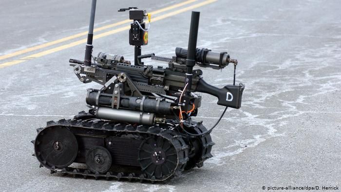 Боевой робот, разработанный в США (фото из архива)