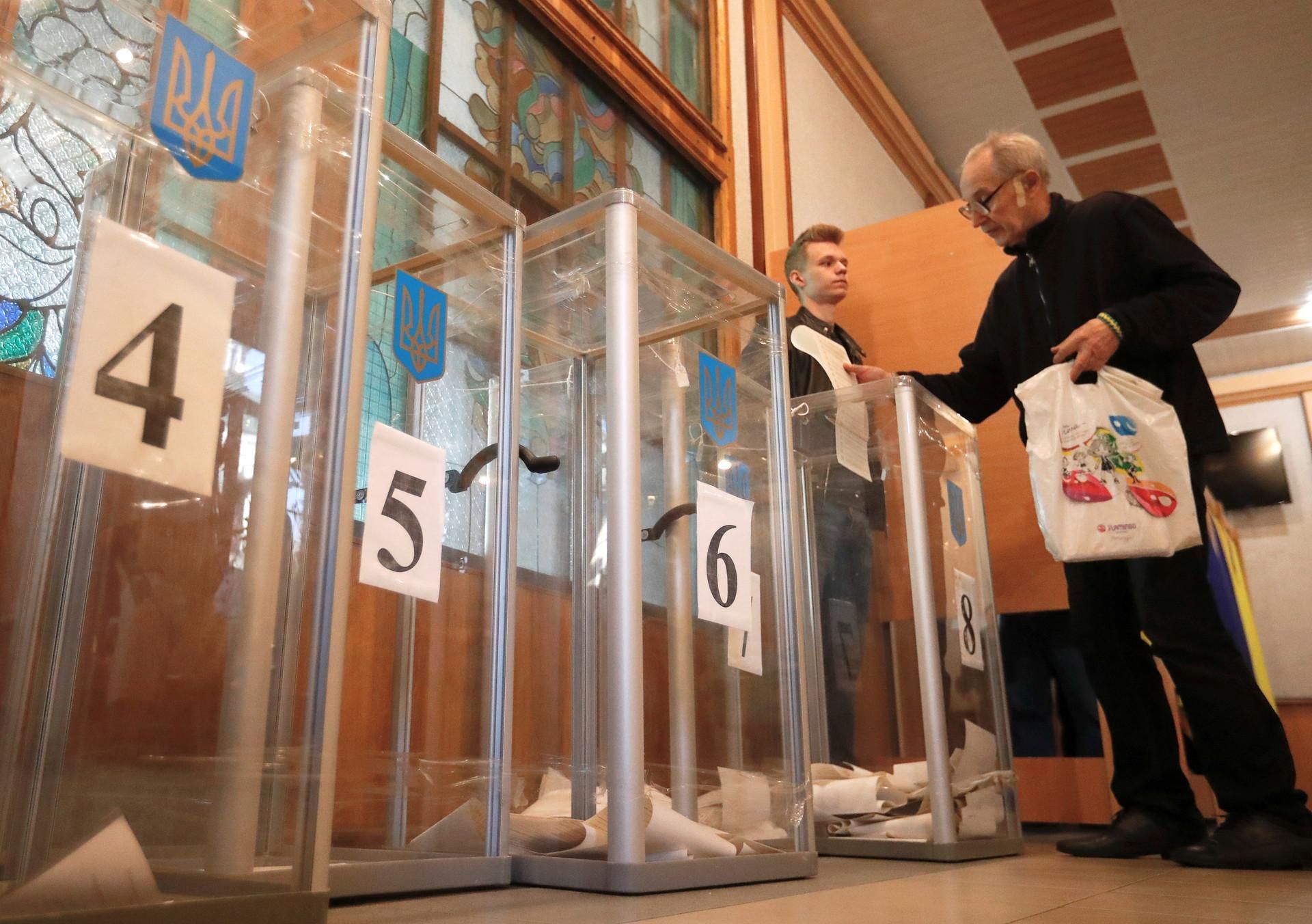 Голосование на Украине Reuters