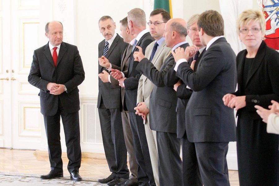 Правительство Литвы 2008-2012 годов фото: delfi.lt