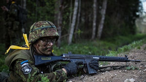 CC BY 2.0 / NATO / Exercise SIIL Солдат эстонской армии во время учений . Архивное фото