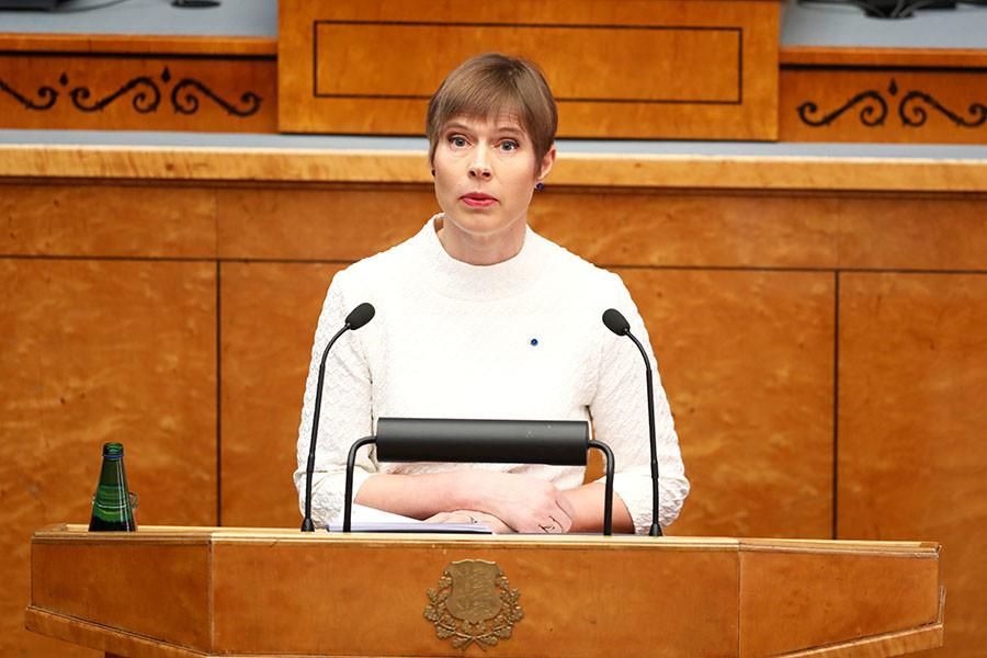 Президент Эстонии Керсти Кальюлайд Reuters © Ints Kalnins