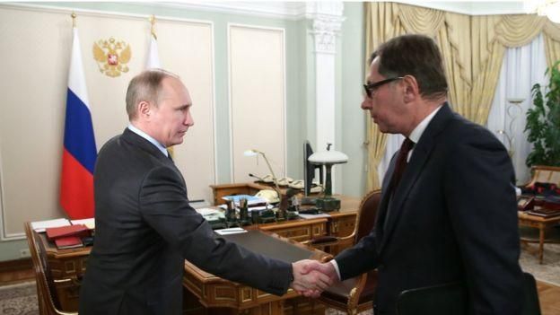 ITAR-TASS/ MIKHAIL METZEL Image caption Авен рассказал комиссии Мюллера, как проходят встречи Путина с олигархами