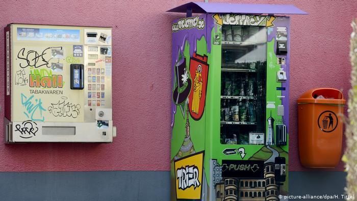 Первый в Германии торговый автомат с марихуаной в Трире