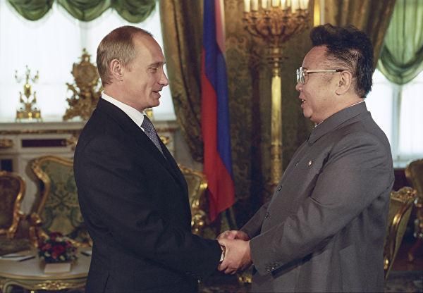 © РИА Новости / Владимир Вяткин Владимир Путин и Ким Чен Ир