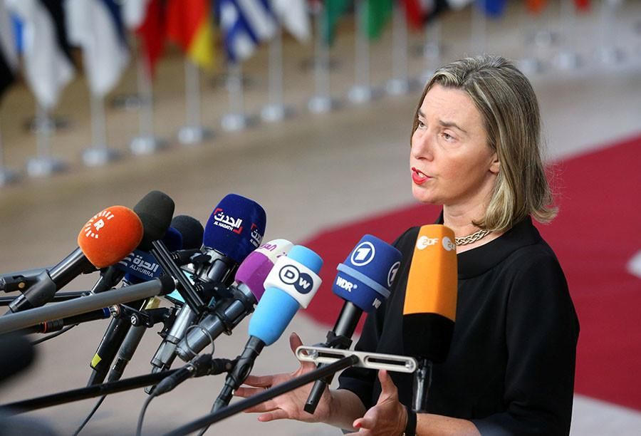 Глава европейской дипломатии Федерика Могерини Reuters © Francois Walschaerts