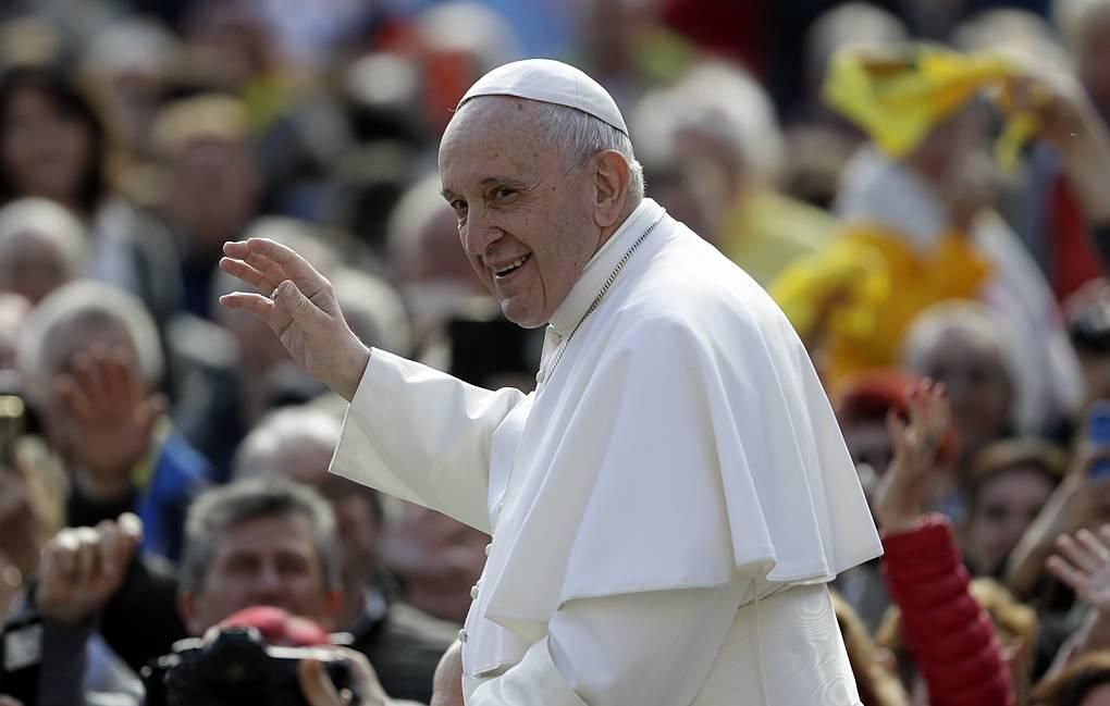 Папа Римский Франциск © AP Photo/Gregorio Borgia