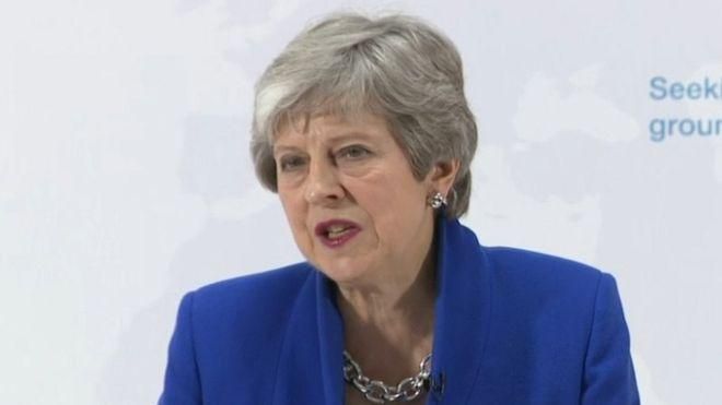 Тереза Мэй надеется, что то, что она называет "смелым новым планом", поможет с четвертой попытки провести соглашение о выходе из ЕС через парламент