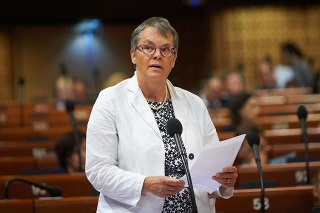 Лилиане Мори Паскье (Liliane Maury Pasquier) на сессии Парламентской Ассамблеи Совета Европы в июне 2017 года. (parlement.ch)