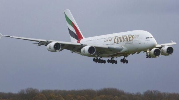 GETTY IMAGES Image caption Emirates - самый большой заказчик А380