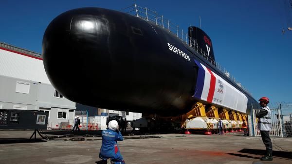 Подводная лодка «Сюффрен», Шербур, 5 июля 2019 REUTERS/Benoit Tessier