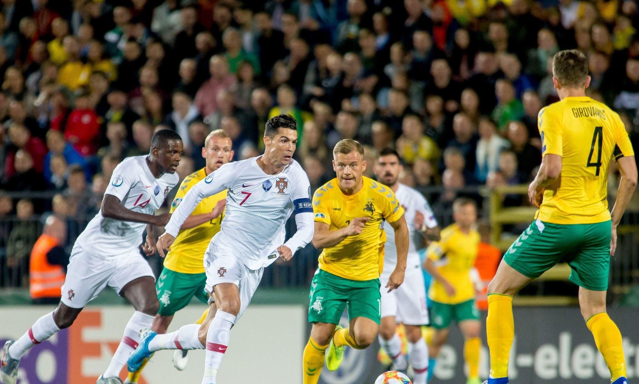 © PHOTO: FACEBOOK / LIETUVOS FUTBOLAS Матч сборной Литвы и Португалии