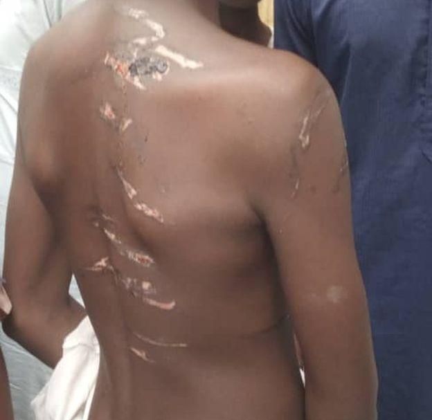NIGERIAN POLICE Image caption У некоторых на теле были видны раны