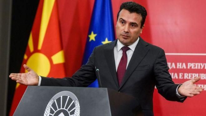 GETTY IMAGES Image caption "Я разочарован и разгневан", - сказал премьер-министр Северной Македонии Зоран Заев