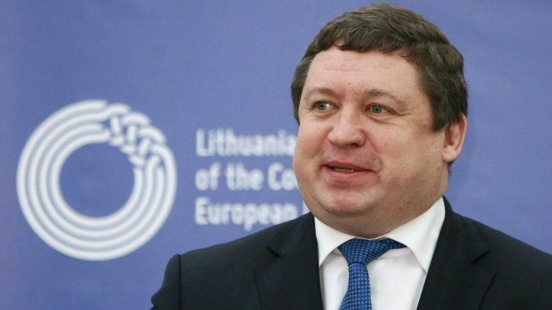 Литовский министр обороны Раумундас Кароблис