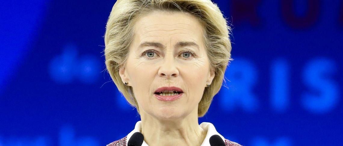 Урсула фон дер Ляйен обратилась к понятию «истинно геополитической Еврокомиссии» на Парижском форуме мира