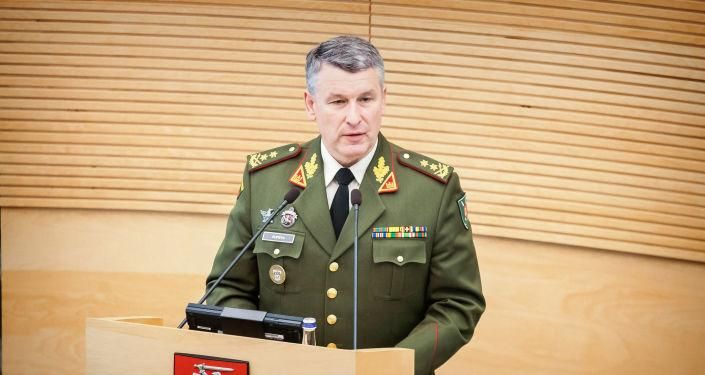 главнокомандующий Вооруженными силами (ВС) Литвы Вальдемарас Рупшис