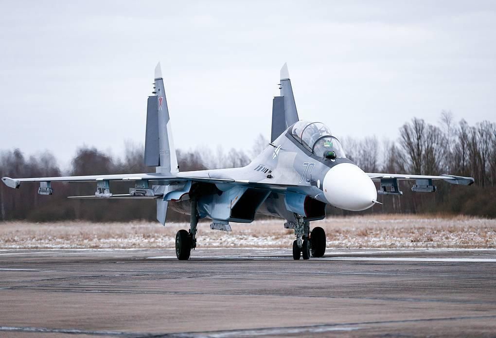 Истребитель Су-30СМ, Калининградская область © Виталий Невар/ТАСС