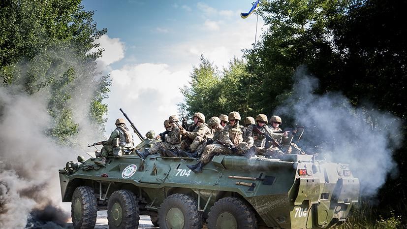Украинские военнослужащие на совместных с НАТО учениях Flickr © NATO