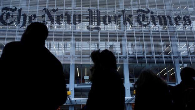 REUTERS Image caption Журналисты New York Times уверены в победе