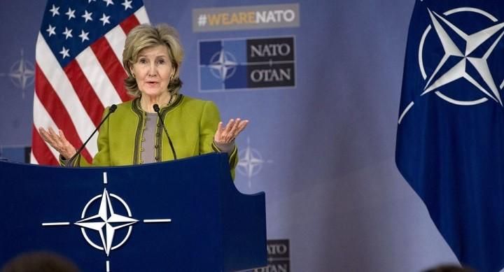 Постоянный представитель США при НАТО Кей Бейли Хатчинсон. Фото: AP