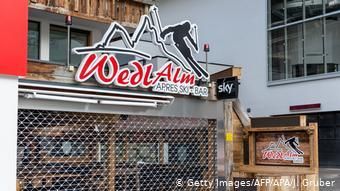 Один из закрытых теперь апре-ски-баров в Ишгле
