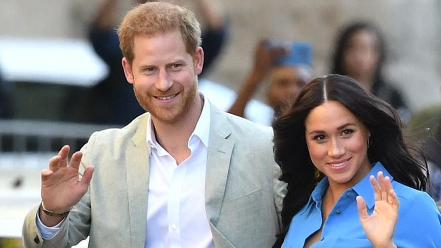 Гарри и Меган в Лондоне в начале марта 2020 года - еще в качестве членов королевской семьи