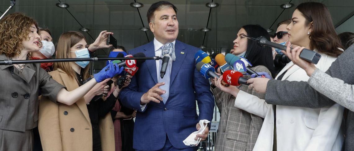 Саакашвили - главный ньюсмейкер конца апреля в Киеве и Тбилиси