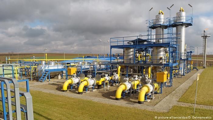 Сооружение по дегидратации газа в Польше
