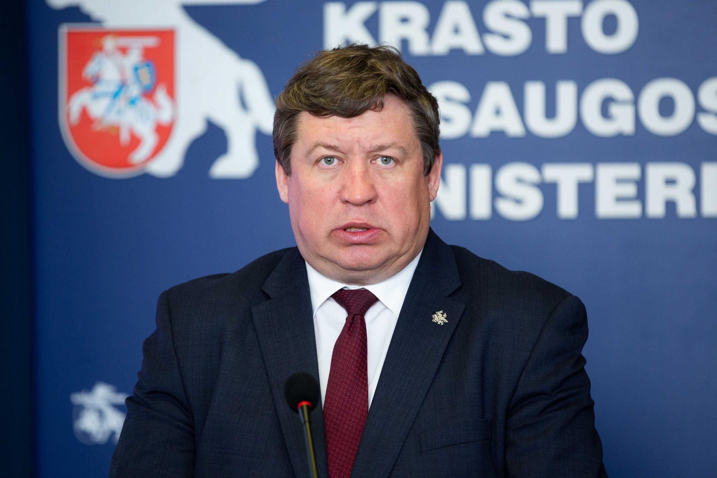 Министр обороны Литвы Раймондас Кароблис