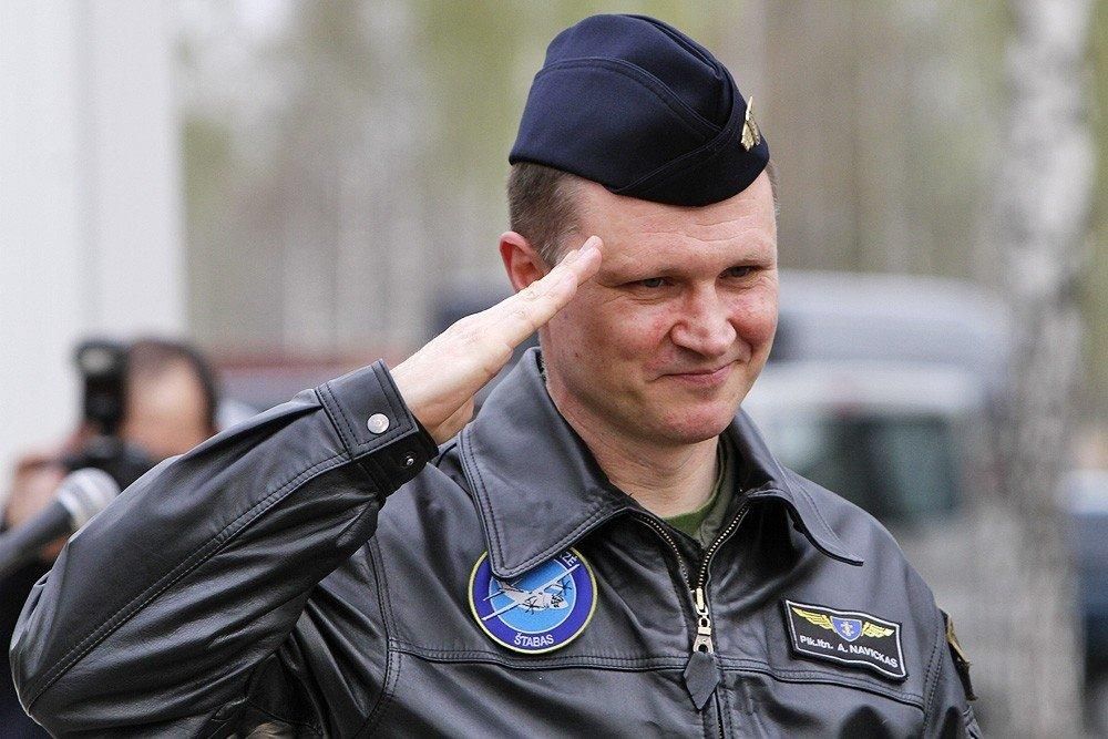 Экс-командующий ВВС Литвы Аудронюс Навицкас фото: delfi.lt