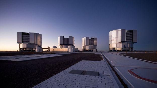 ESO Image caption Астрономы использовали для наблюдений Очень большой телескоп в Чили